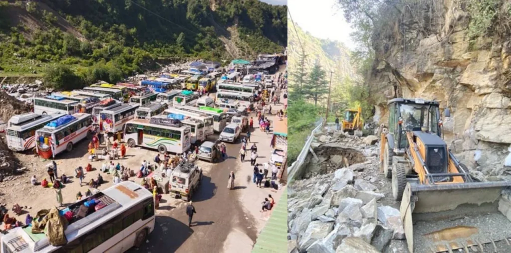 yamunotri-highway-blocked.-5000-yatris-stranded-on-the-way